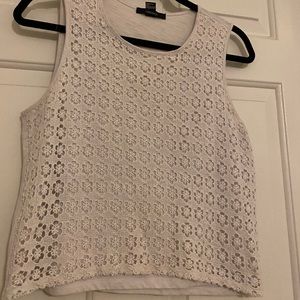 White lace top